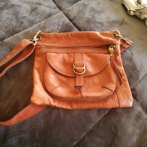 FOSSIL Leather crossbows bag